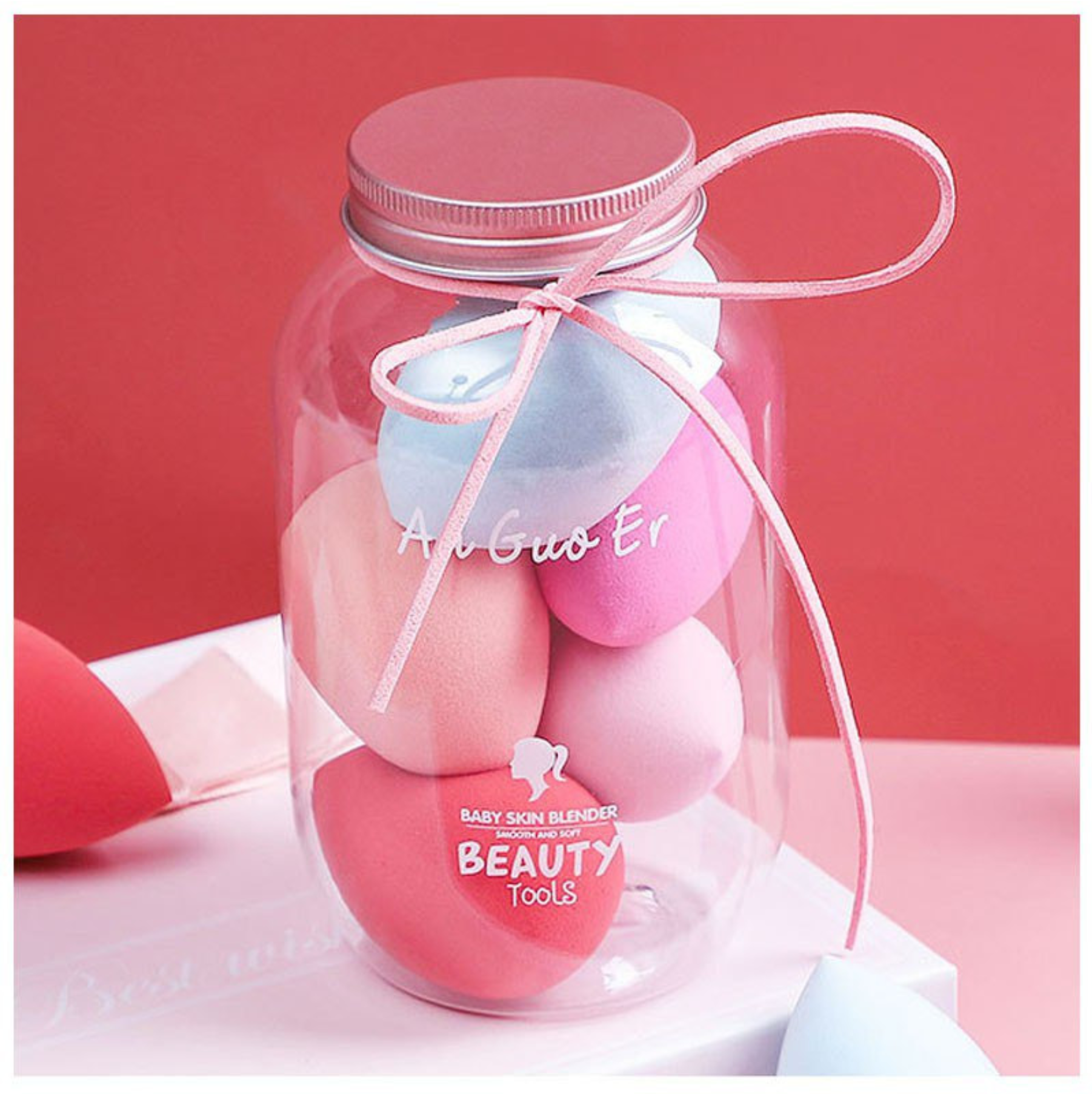 Set de 5 Beauty Blenders "Baby Skin" - Esponjas para Maquillaje Profesional.