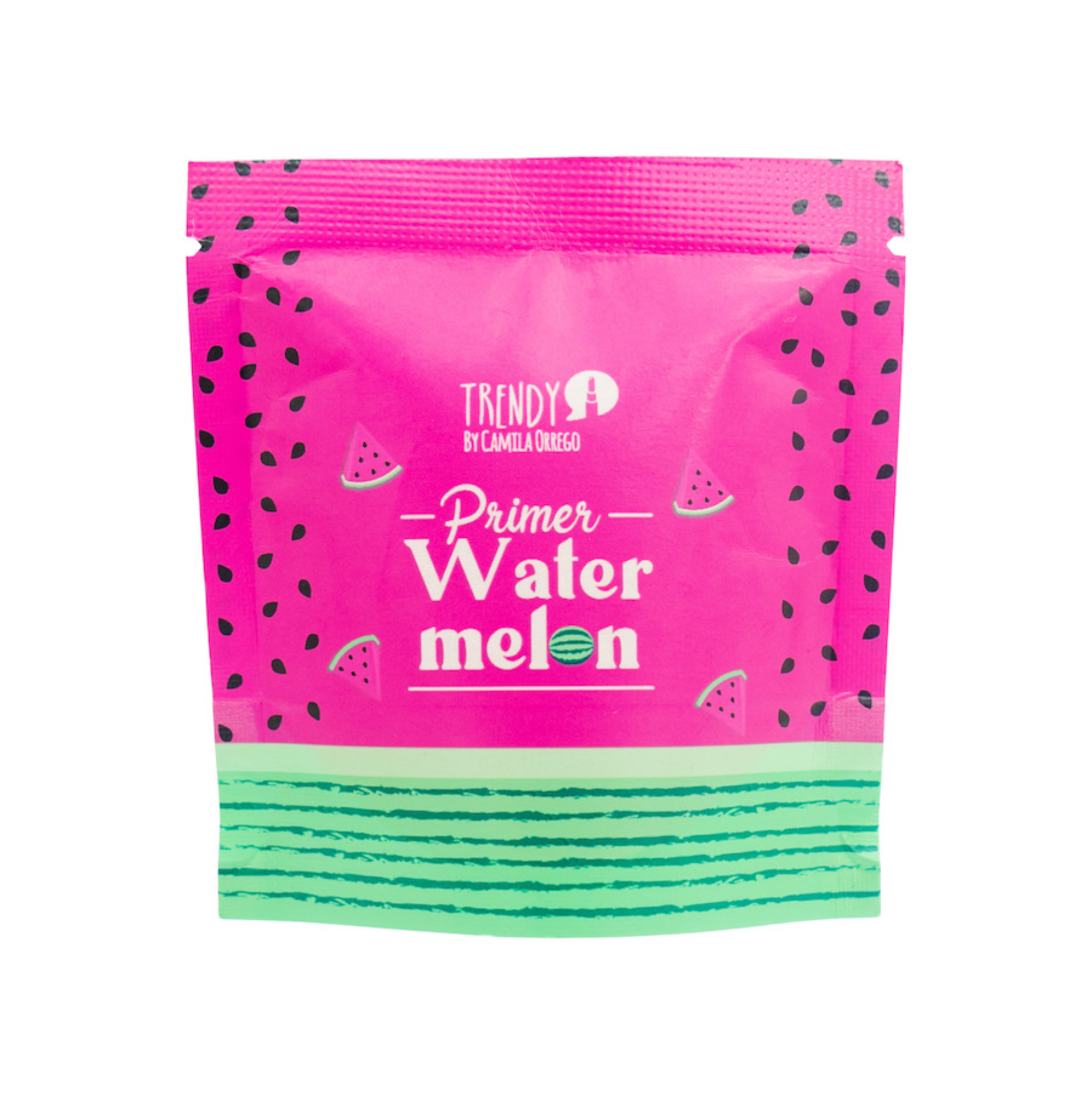 Sachet Primer Watermelon Trendy by Camila Orrego - Hidratación Portátil.