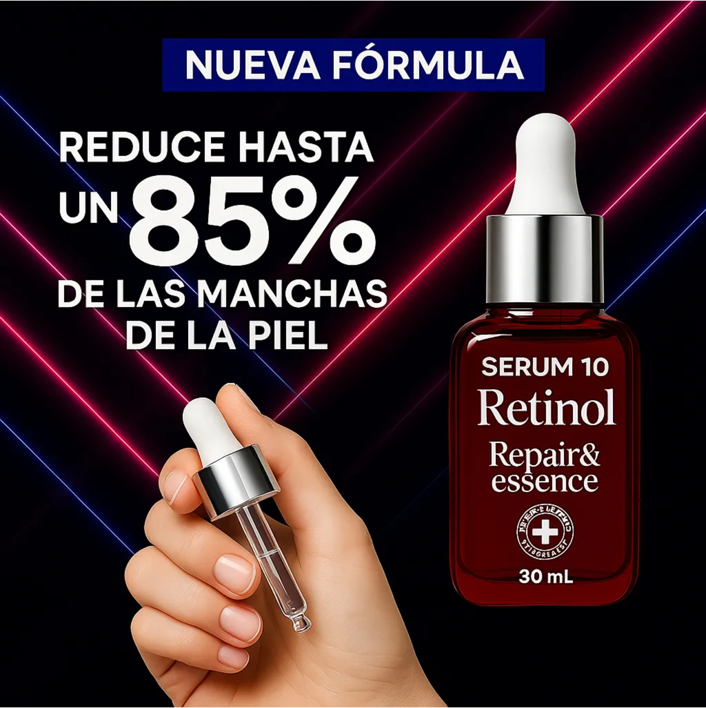 Serum 10 Retinol Repair Essence - Tratamiento Nocturno Antiedad (30ml).
