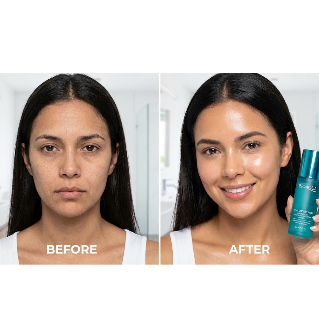 Sistema Integral de Hidratación Profunda Bioaqua: Ácido Hialurónico (Set 6 Piezas).