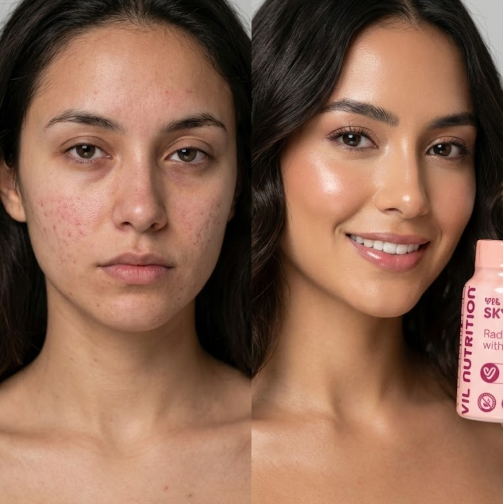 Vil Skynbiotic – Radiance & Gut-Skin Balance (60 Cápsulas)