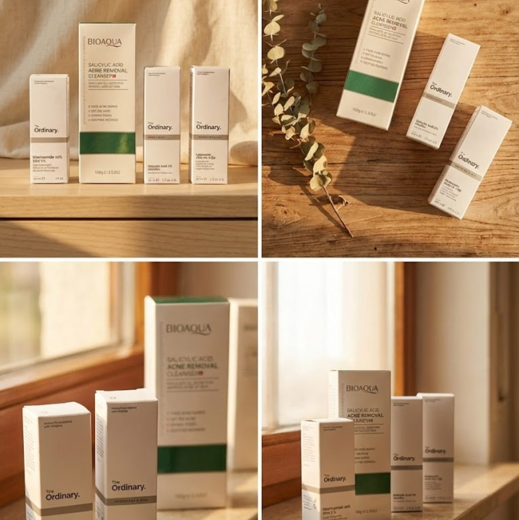 Kit Supremo Anti-Imperfecciones: The Ordinary + Bioaqua